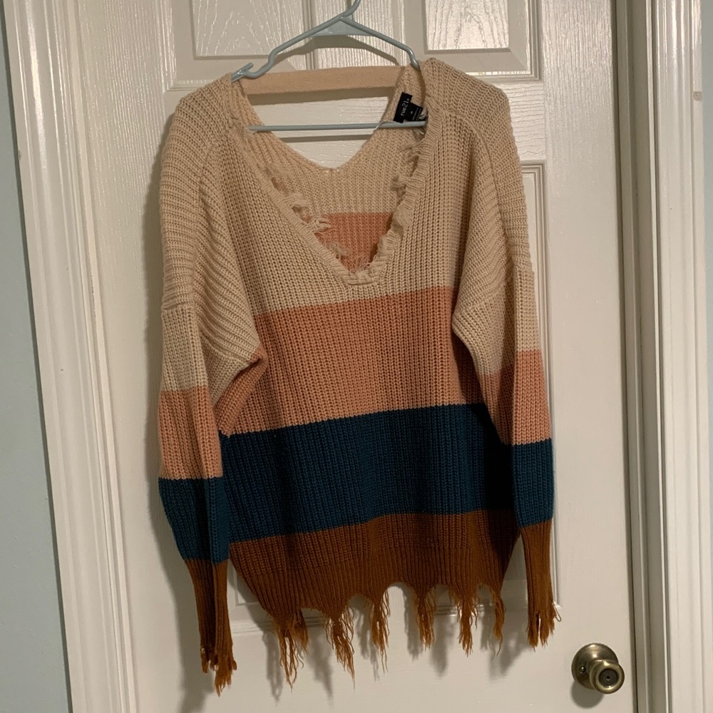 Medium earthy tunic-ish sweater 🍁